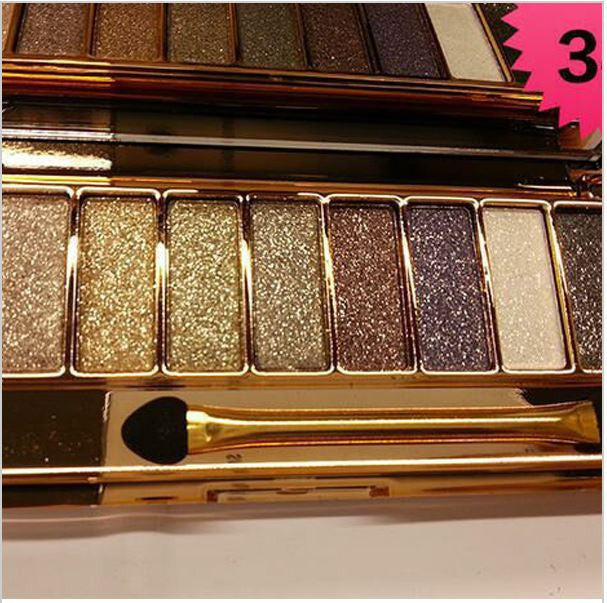 Professional 9 Colors Diamond Bright Colorful Makeup Eye Shadow