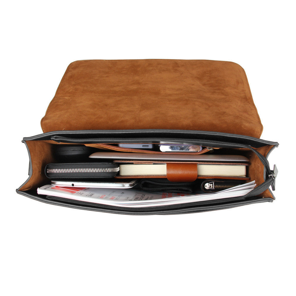 European style Document file Vintage Men Messenger Bags tote Elegant men's briefcases office men's crossbody bags