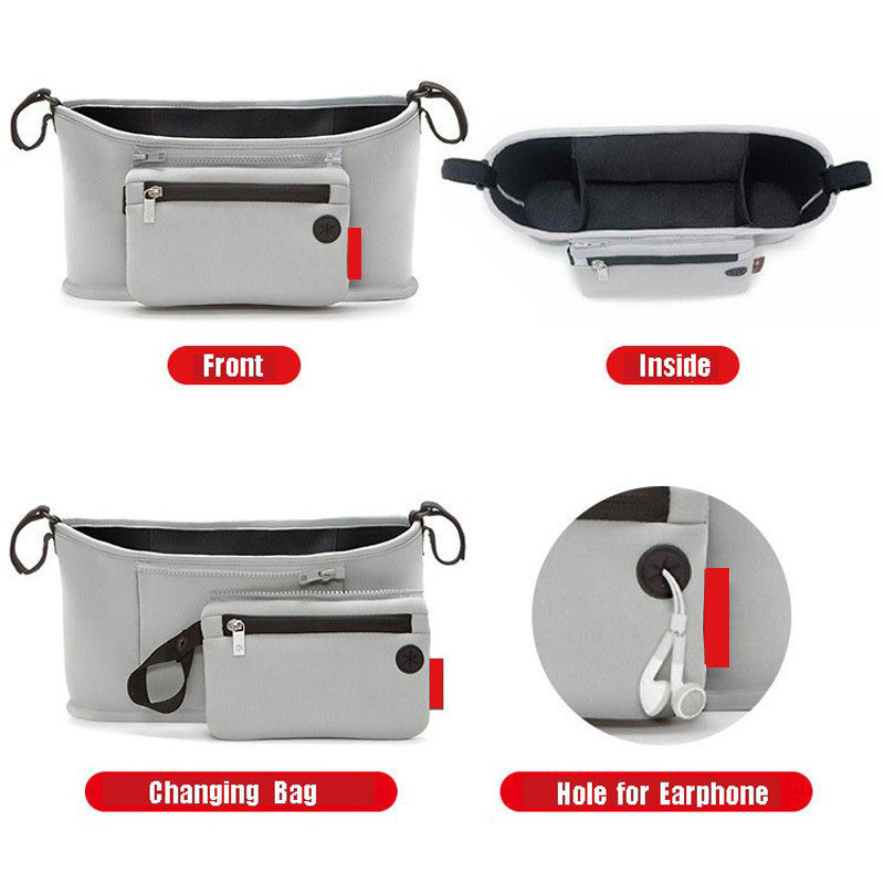 Multifunctional Waterproof Universal Baby Car Hanging Basket Storage Stroller