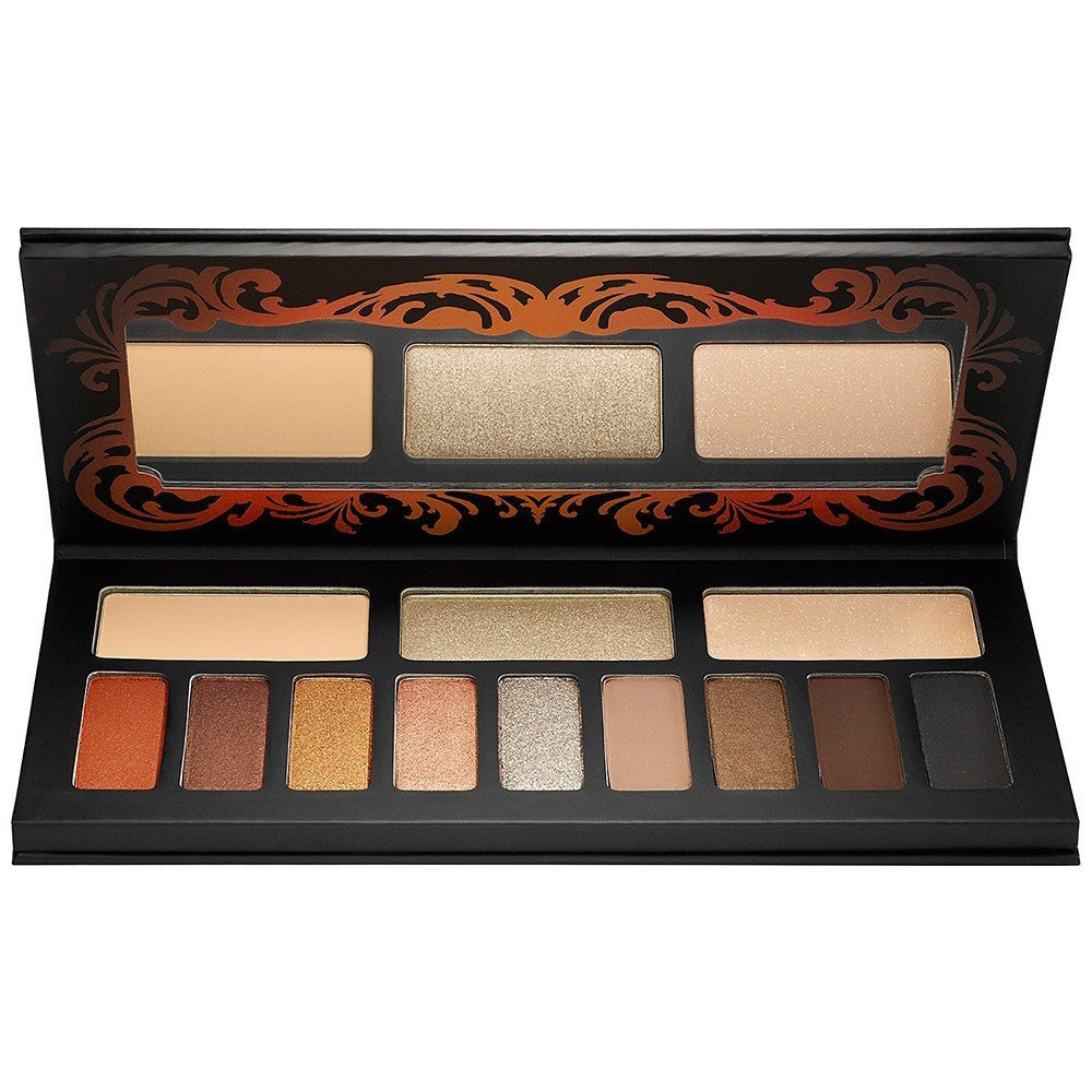 Kat Von D eyeshadow palette contour monarch shade and light eyeshadows