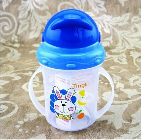 Updated Durable diaper Kids Straw Cup Drinking Sippy Cups With handles