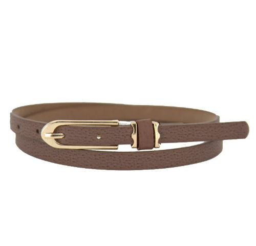 Candy Color PU Leather Thin Skinny Cummerbund Waist Belt Alloy Buckle Wholesale