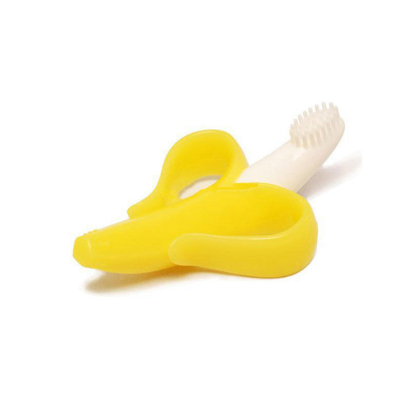 Silicone Banana Toothbrush High Quality And Environmentally Safe Baby Teether Teething Ring
