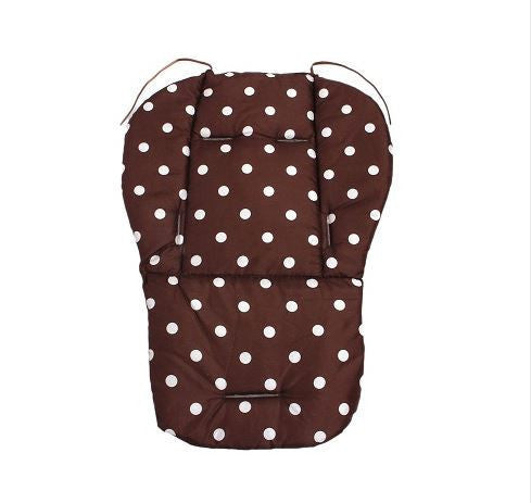 Comfortable Colorful Baby Infant Stroller Seat Pushchair Cushion Cotton Mat White Dot Seat Cushion