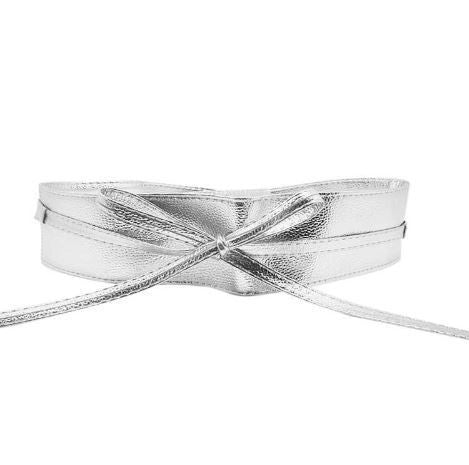 Women belt Soft Leather Wide Self Tie Wrap Around Waist Band Dress Belt