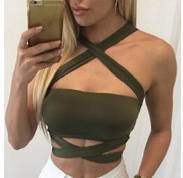 Brandy Melville Backless clubwear  Beach Short Crop Tops