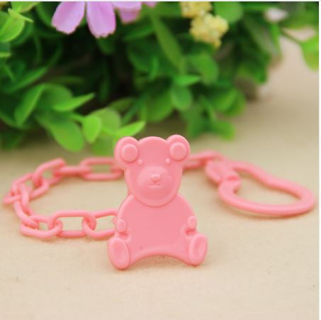 Baby Infant Dummy Pacifier Soother Chain Clip Holder Toddler Cartoon Pattern