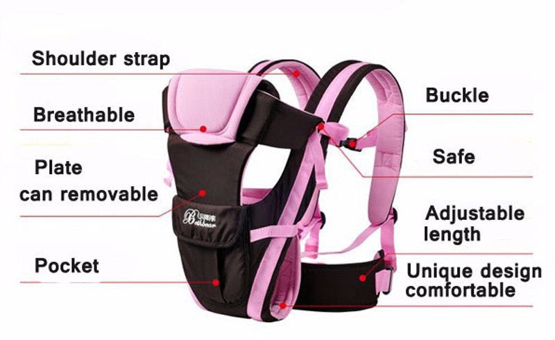 2-30 Months Breathable Multifunctional Baby Carrier Infant Comfortable Pouch Wrap