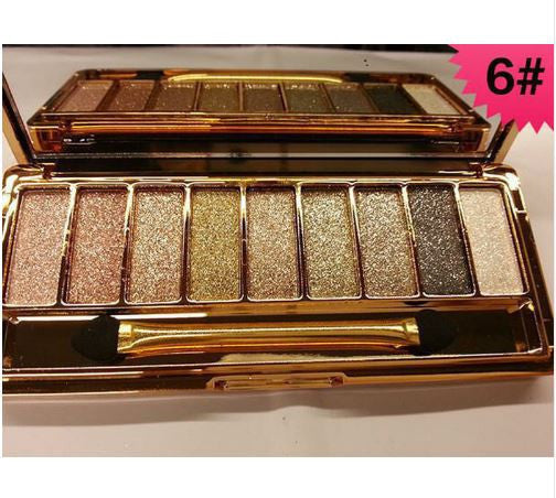 Professional 9 Colors Diamond Bright Colorful Makeup Eye Shadow