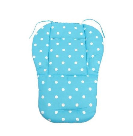 Comfortable Colorful Baby Infant Stroller Seat Pushchair Cushion Cotton Mat White Dot Seat Cushion