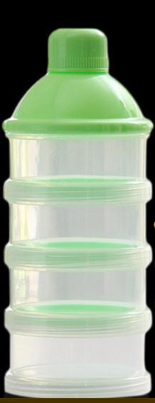 New Portable Baby Feeding Milk Powder &Food Bottle Container 4 Cells Grid Box