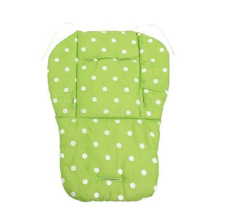 Comfortable Colorful Baby Infant Stroller Seat Pushchair Cushion Cotton Mat White Dot Seat Cushion