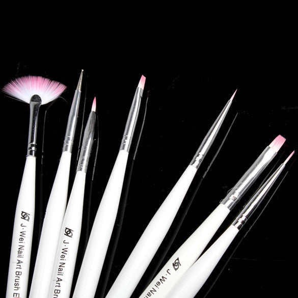 Set of Nail Art Design Painting Tool Pen Polish Brush Set Kit Professional Nail Brushes Styling Nail Art Tools