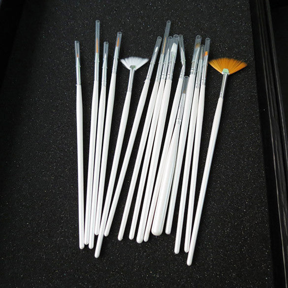 Set of Nail Art Design Painting Tool Pen Polish Brush Set Kit Professional Nail Brushes Styling Nail Art Tools
