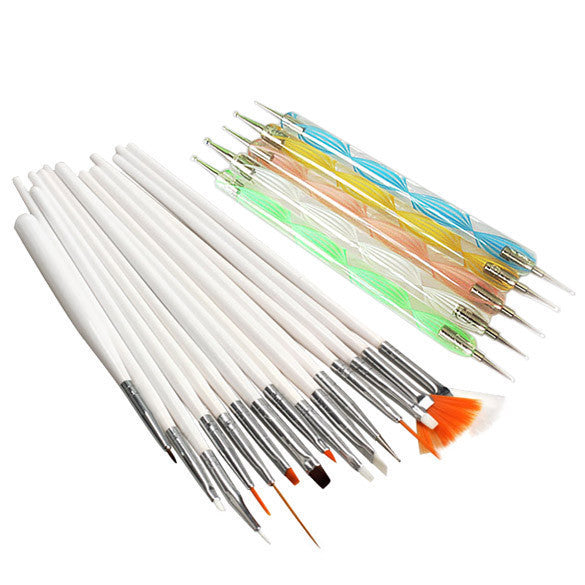 Set of Nail Art Design Painting Tool Pen Polish Brush Set Kit Professional Nail Brushes Styling Nail Art Tools