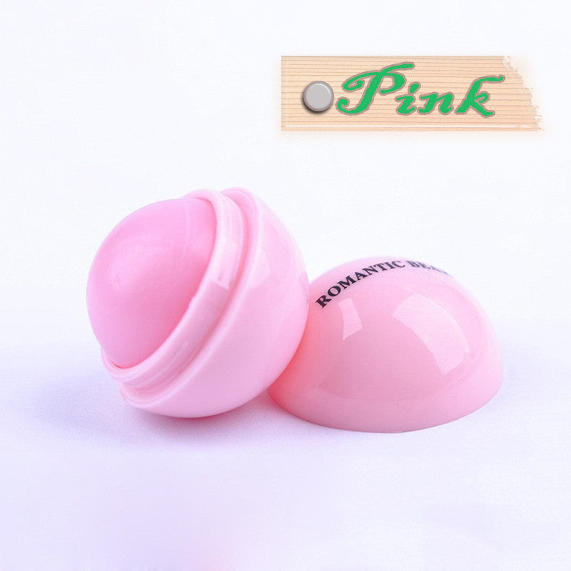 Ball Lip Balm Lipstick,Organic Ingredients Lip Protector Sweet Taste Fruit Embellish Lip Ball Makeup Lipstick Gloss
