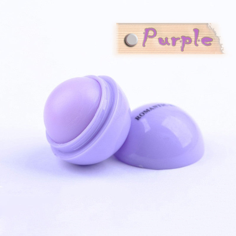 Ball Lip Balm Lipstick,Organic Ingredients Lip Protector Sweet Taste Fruit Embellish Lip Ball Makeup Lipstick Gloss