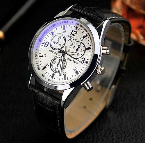 Yazole Men watch Luxury Brand Watches Quartz Clock Fashion Leather belts Watch Cheap Sports wristwatch relogio male