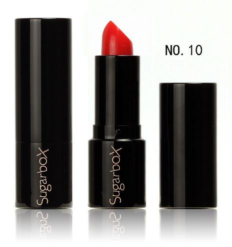 Sugar box Lipstick color makeup division silky translucent S07 12 colors