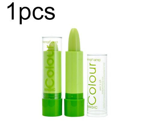 1Pcs Magic colour Temperature change color lipstick moisture anti-aging protection lip balm makeup