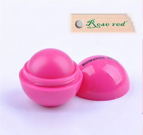 Ball Lip Balm Lipstick,Organic Ingredients Lip Protector Sweet Taste Fruit Embellish Lip Ball Makeup Lipstick Gloss