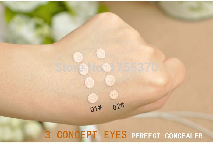 Free Shipping Hide Blemish Silky Liquid Cream Concealer Lip Dark Eye Circle Cover Concealer Stick Long Lasting Moisture