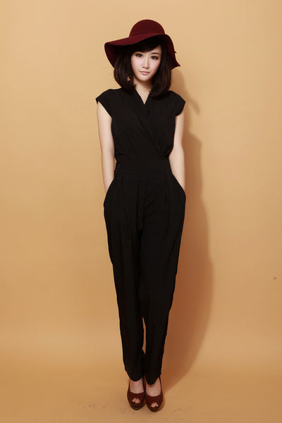 New 2016 Jumpsuit women's overall sexy fashion waist jumpsuit pants overalls 3 colors XXXL plus size