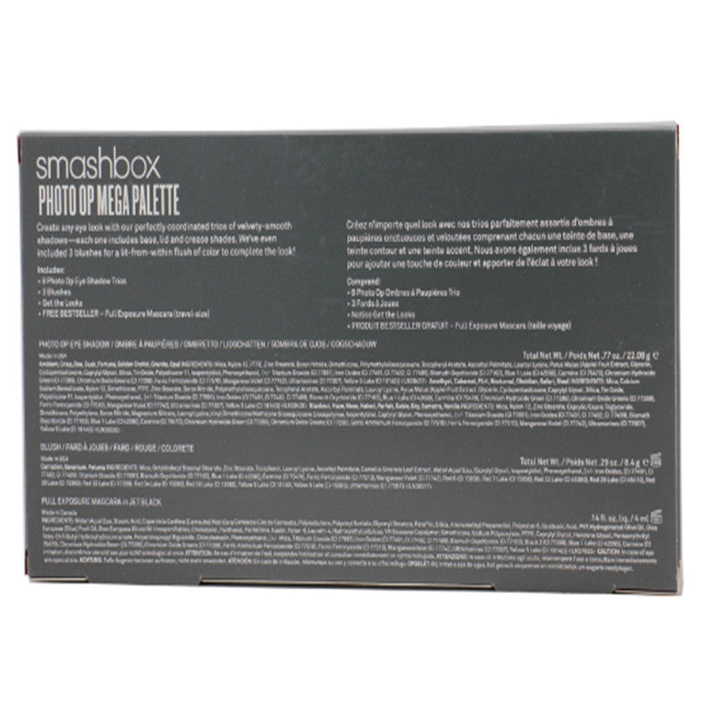 Smashboxes Photo Op Mega palette Eye Shade+blush palette eyeshadow kit  Cosmetic Makeup Set Nude Eye Shadow