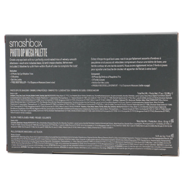 Smashboxes Photo Op Mega palette Eye Shade+blush palette eyeshadow kit  Cosmetic Makeup Set Nude Eye Shadow
