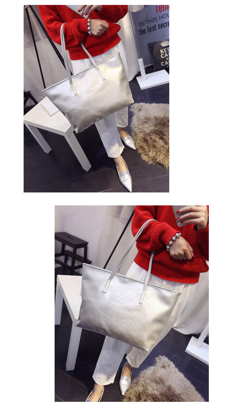 MICHAEL Contracted Designer PU Leather Tote Bag