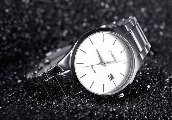 CURREN Luxury Brand Full Stainless Steel Analog Display Date Men's Quartz Watch