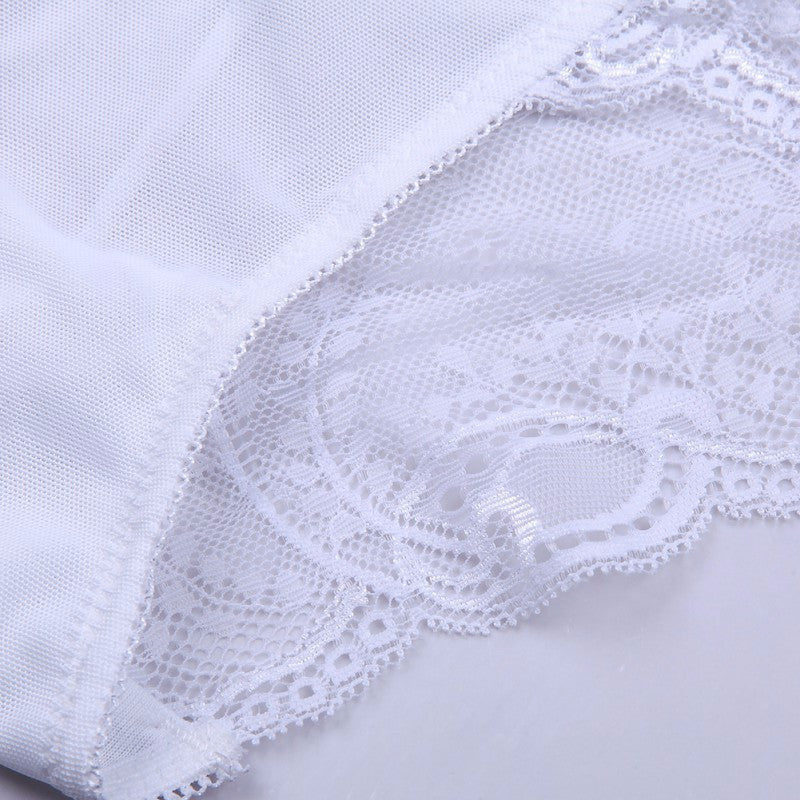 Sexy Women Embroidery Lace Bra Set Solid Push Up Underwire Bandage Underwear Briefs