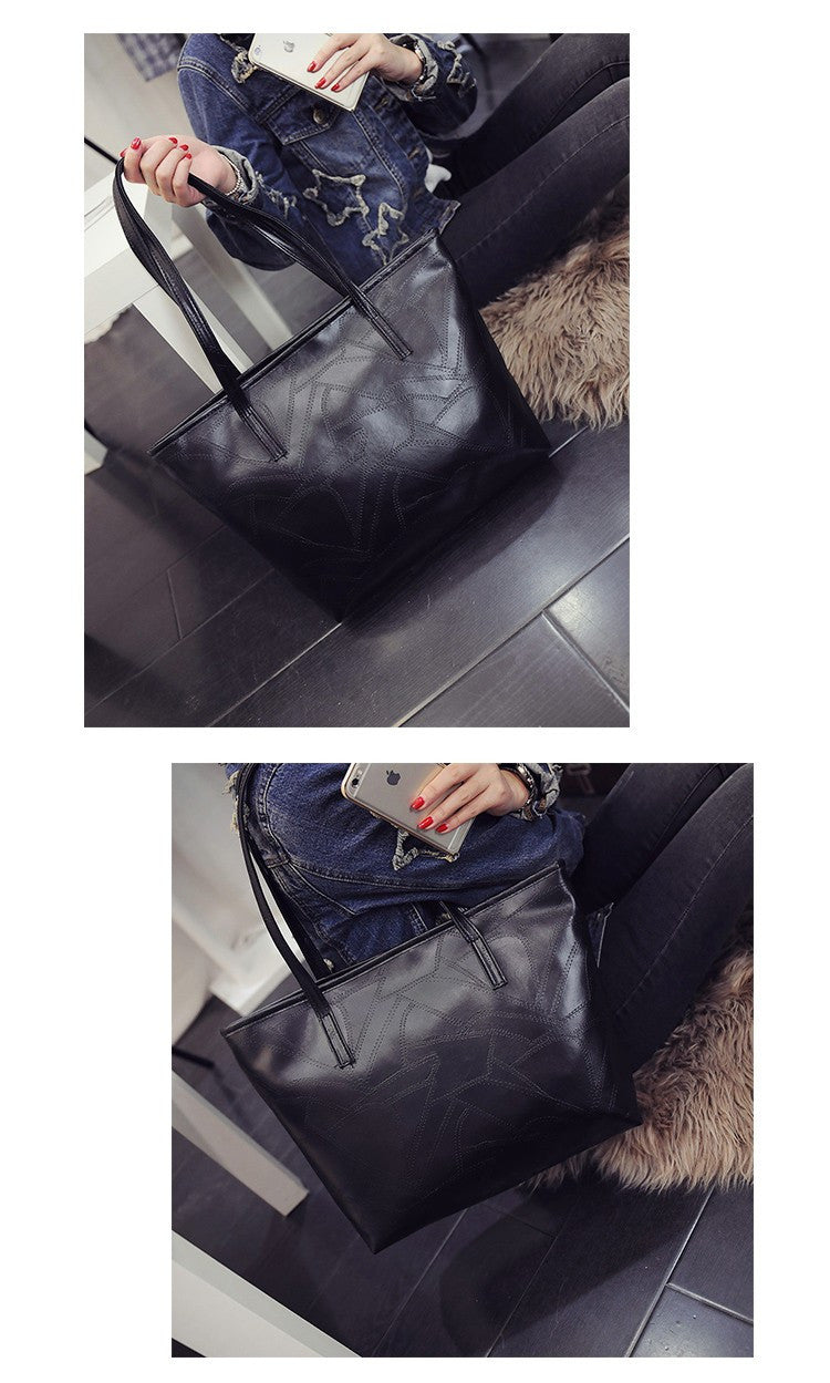 MICHAEL Contracted Designer PU Leather Tote Bag
