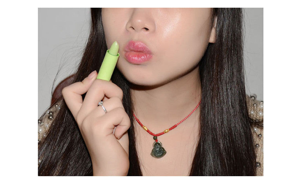 1Pcs Magic colour Temperature change color lipstick moisture anti-aging protection lip balm makeup