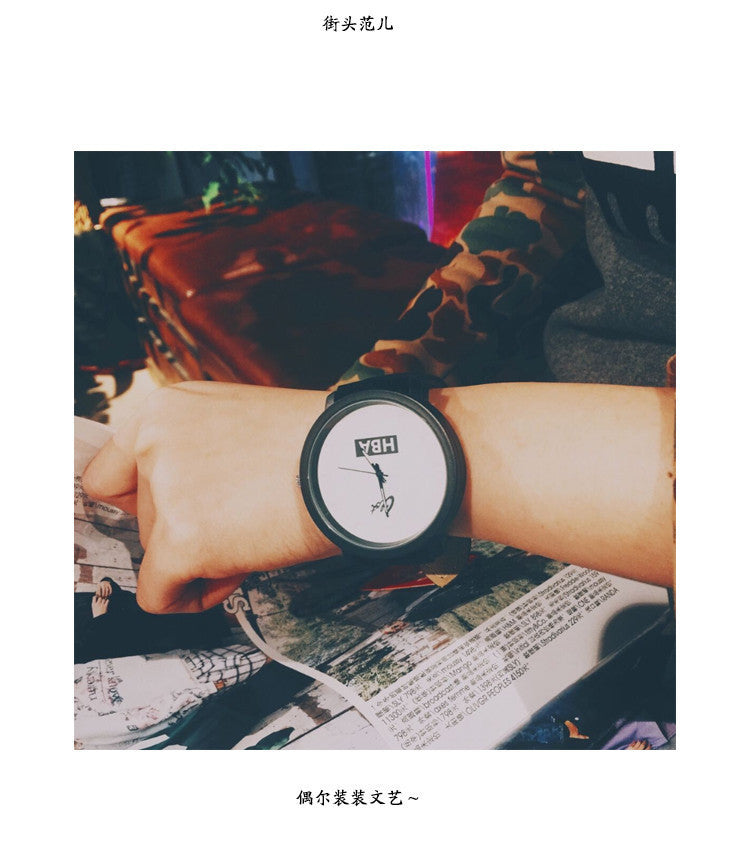 Fashion Brand HBA Leather Strap Unisex Watches Men Quartz Women Dress Watch Sports Military Relojes Geneva Wristwatch