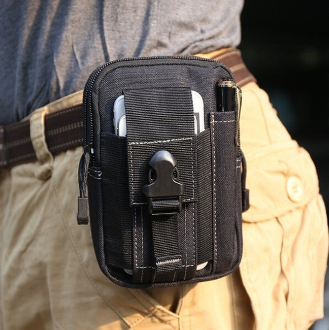 Tactical Waist Bag Outdoor Sport Casual Molle Military Waist Fanny Pack Mobile Phone Case for SAMSUNG Note 2 3 4 1000D CORDURA
