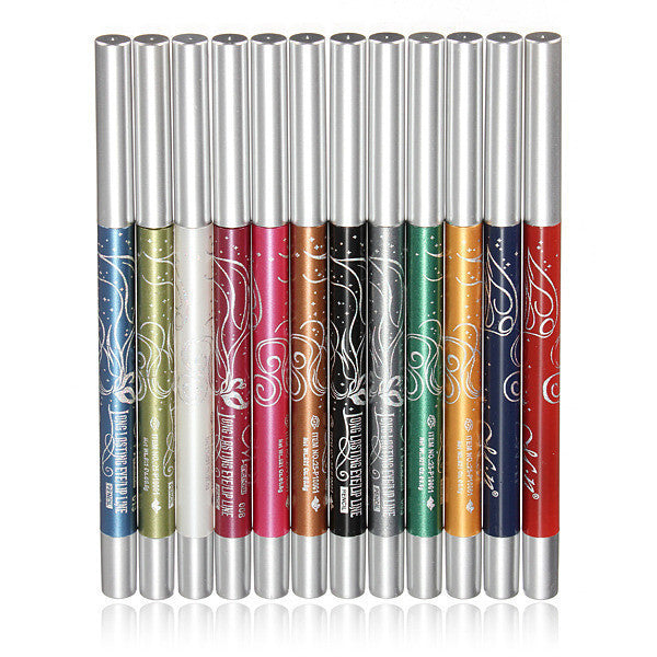 Colors Eyeliner Eyebrow Glitter Shadow Lip Eye Liner Pencil Pen