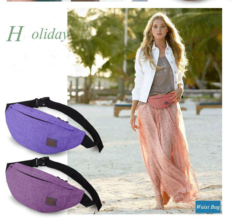 Multifunctional Fanny Bag Casual Waist Pack Bag Suit for Outside Seven Colors Running bag Unisex Phone Belt Bag Coin Purse