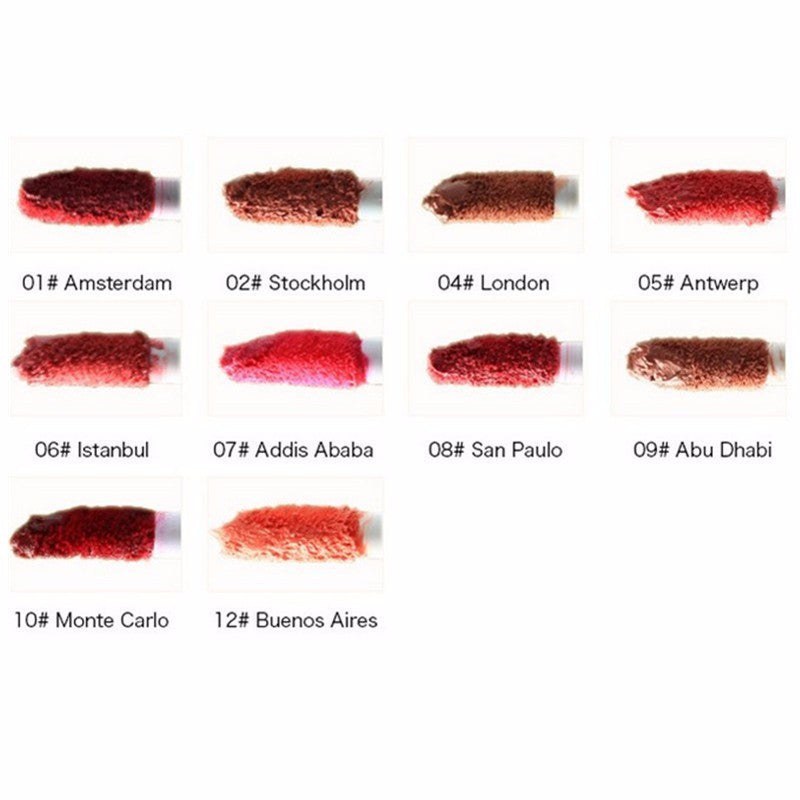 12Colors New several color nyxs makeup lipstick for women lip stick cosmetic make up