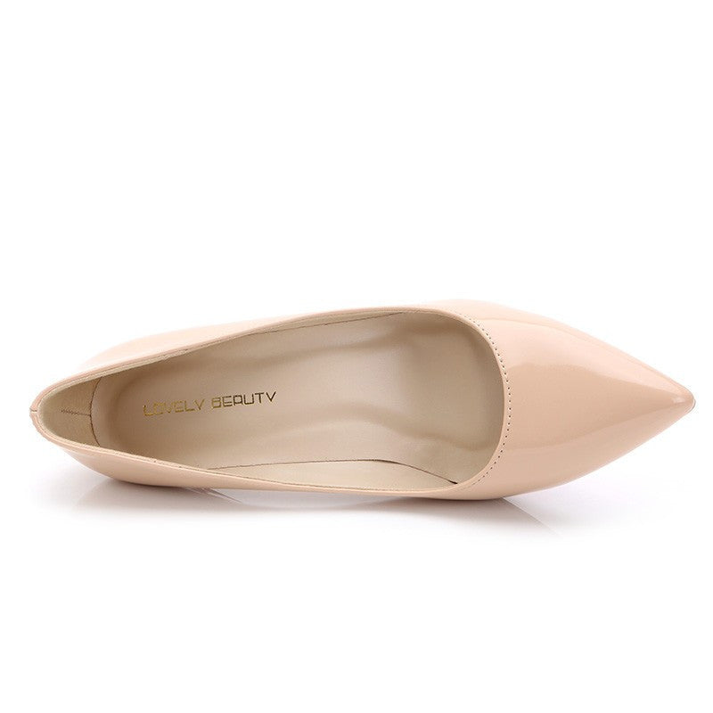 Women's Pumps 7cm Low Heels Comfortable Pointed Toe Ladies Work Pumps