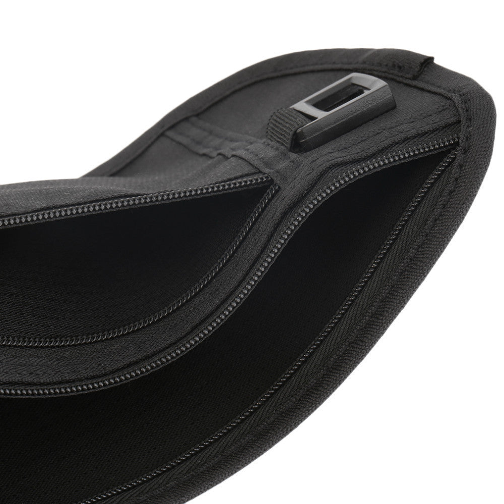 Travel Pouch Zippered Waist Compact Security Money Waist Belt Bags for Men Women