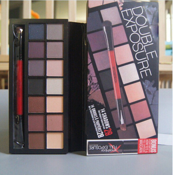 SmashBoxes  Eyeshadow Kit Set with Brush&brand Mascara