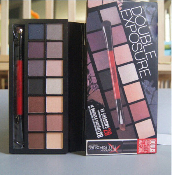 SmashBoxes  Eyeshadow Kit Set with Brush&brand Mascara