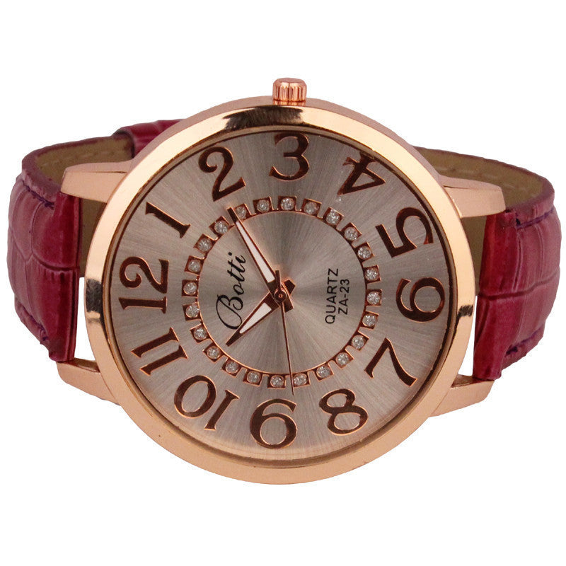 Womens Watches Brand Luxury Leather Quartz Dress Watch Cheap Clock Women Royal Gold Crystal Retro Bracelet Watches