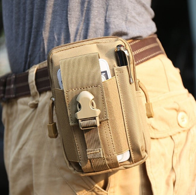 Tactical Waist Bag Outdoor Sport Casual Molle Military Waist Fanny Pack Mobile Phone Case for SAMSUNG Note 2 3 4 1000D CORDURA