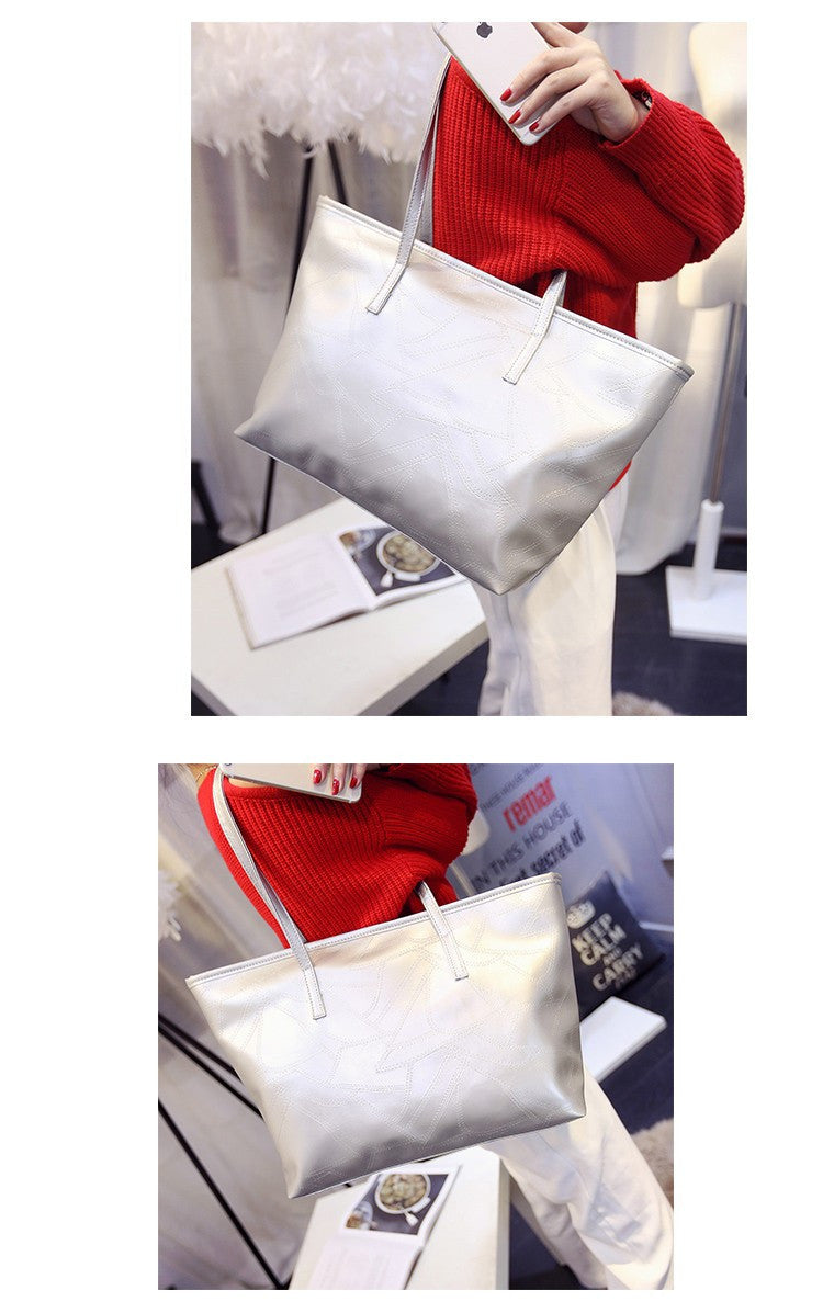 MICHAEL Contracted Designer PU Leather Tote Bag