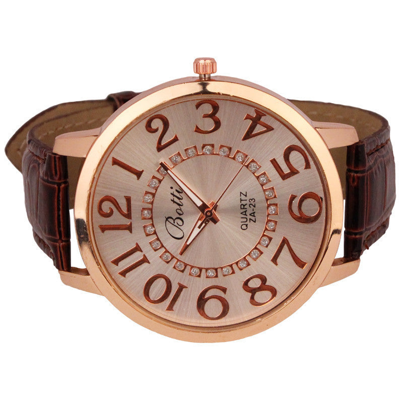 Womens Watches Brand Luxury Leather Quartz Dress Watch Cheap Clock Women Royal Gold Crystal Retro Bracelet Watches