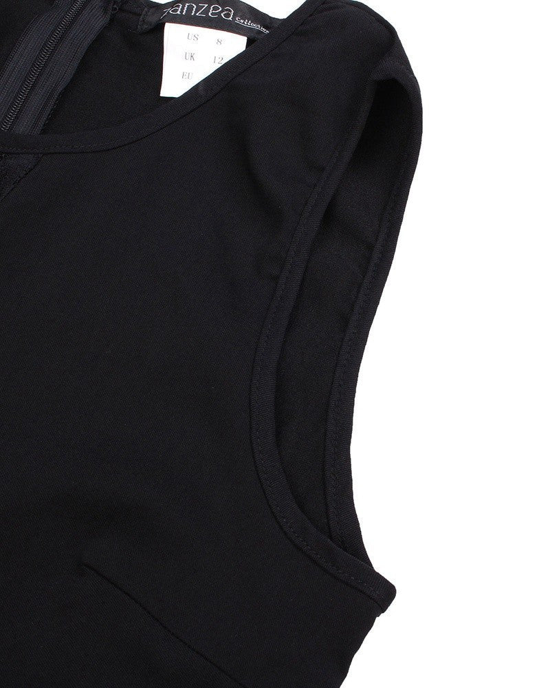 ZANZEA New Bodycon Jumpsuits 2016 Womens Sleeveless Lace Patchwork Rompers Playsuits Black Pants Plus Size XS-4XL Hot Sale