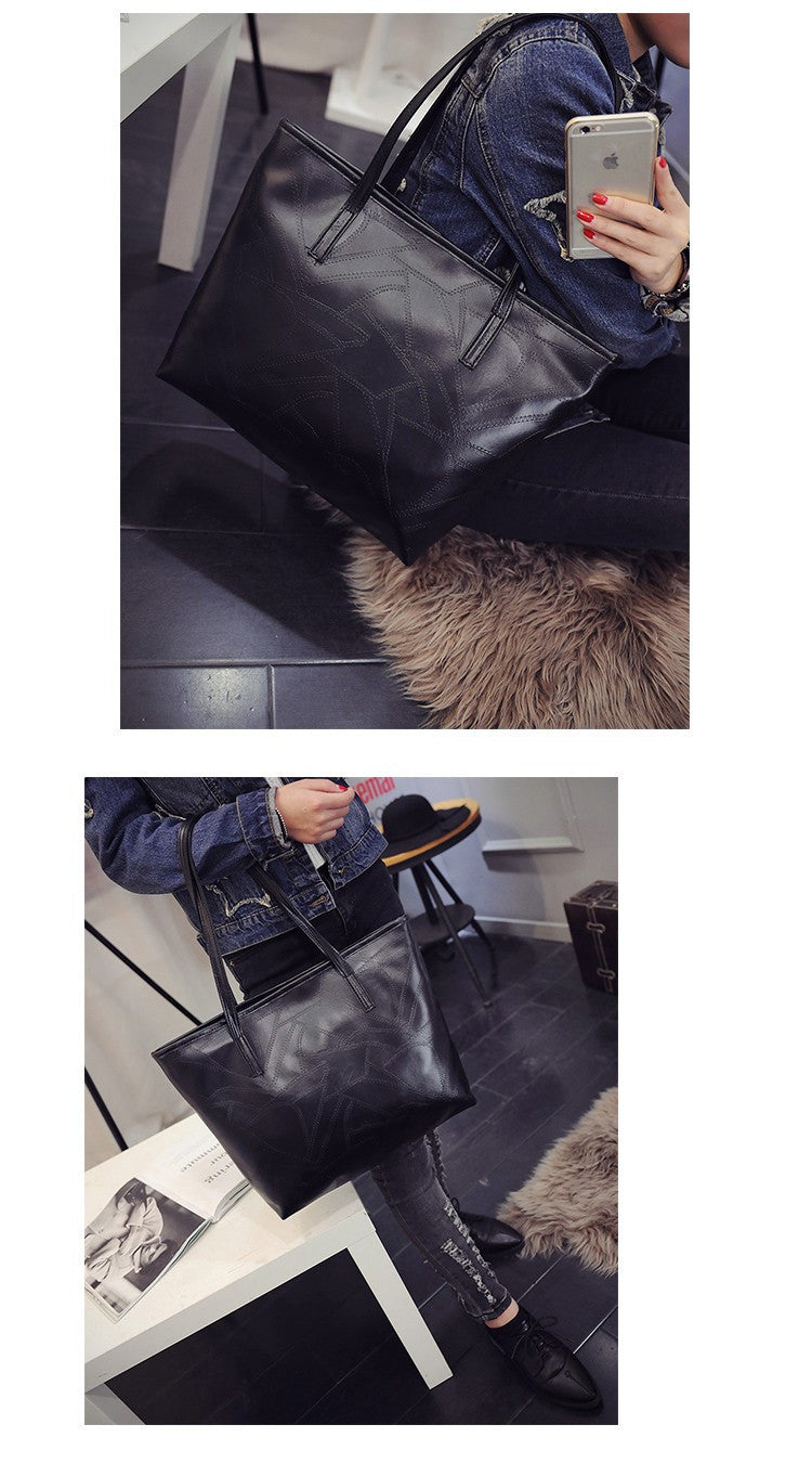 MICHAEL Contracted Designer PU Leather Tote Bag