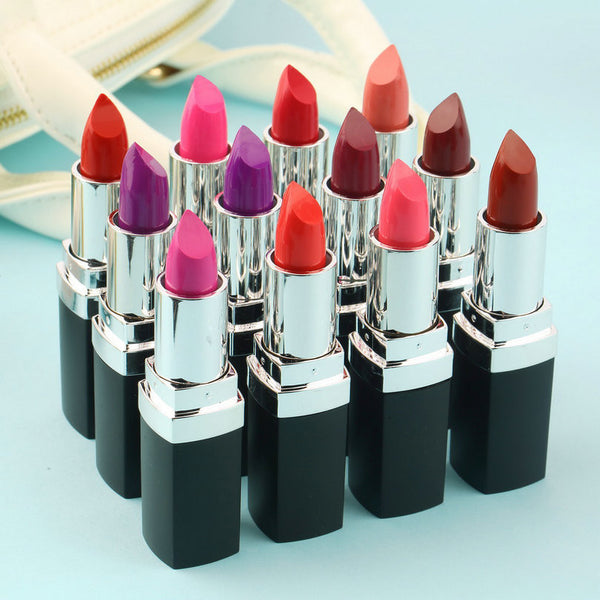 12 Different Colors Sexy Lipstick Waterproof long lasting moisturizing Lip Beauty Lip Gloss Makeup